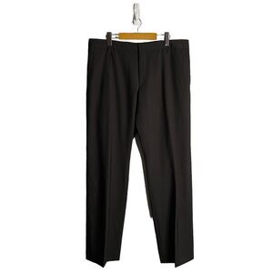 Hugo Boss Men's Brown Straight Leg Trousers